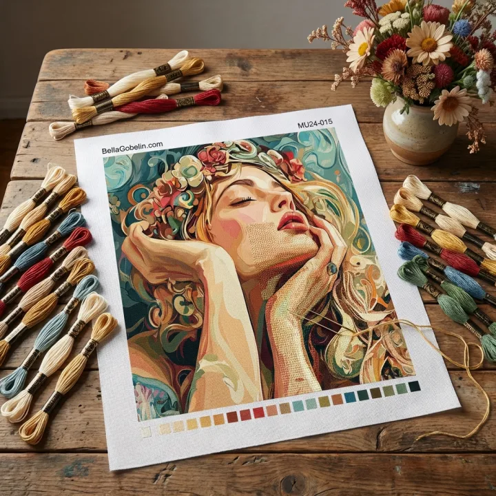 Mucha-Stil: Sinnlicher Moment