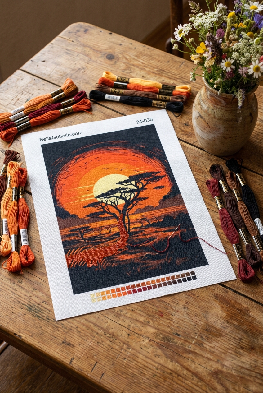 Nacht in der Savanne