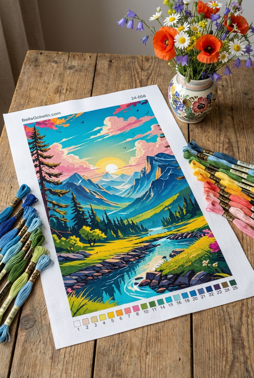 Kleine Bäche in den Bergen