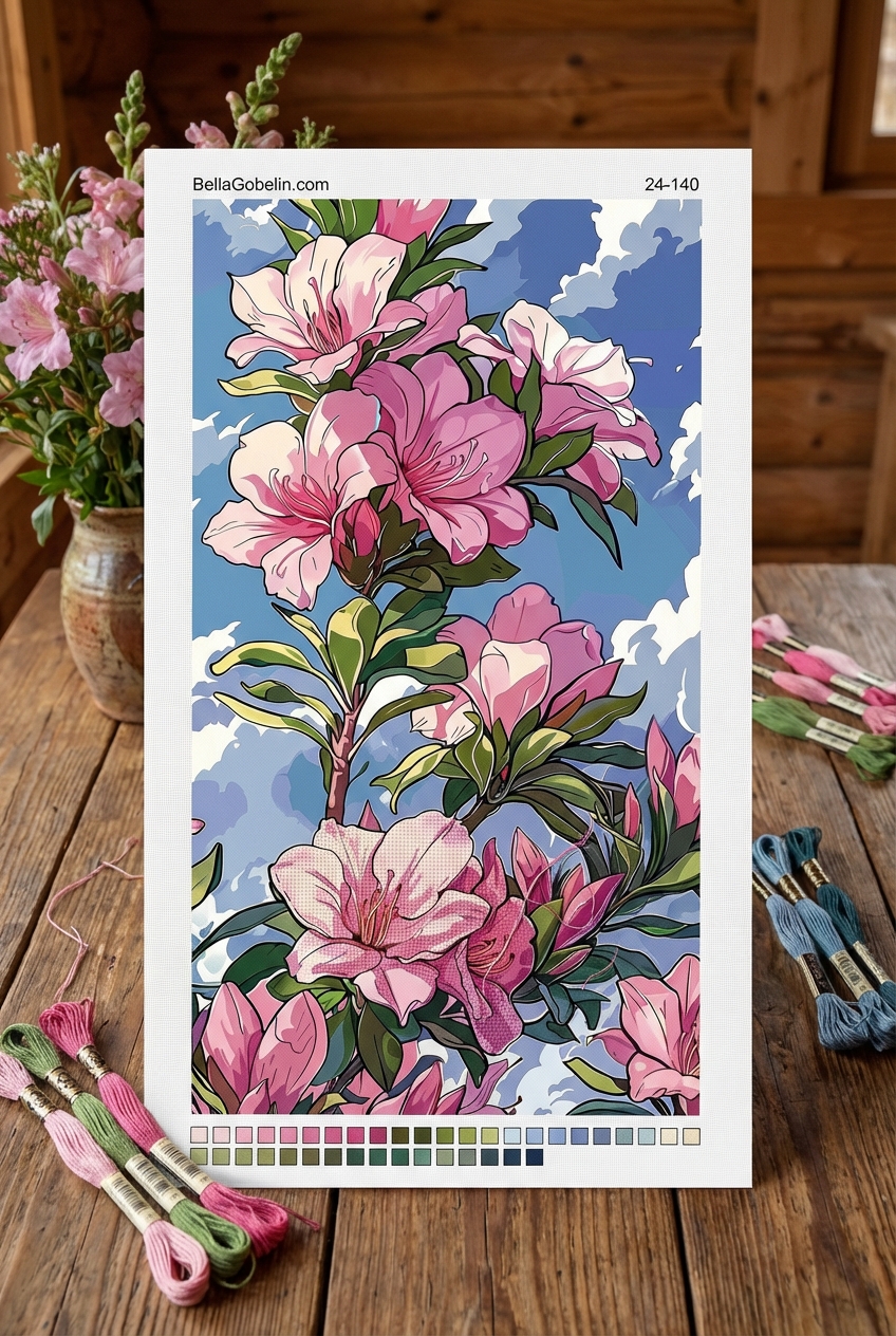 Blühende japanische Kirschblüte