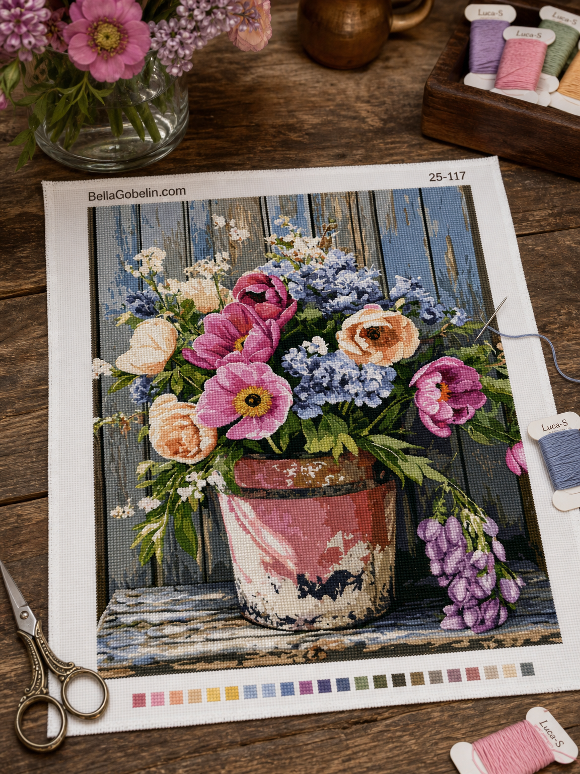 Romantischer Strauß Serie – 25-117