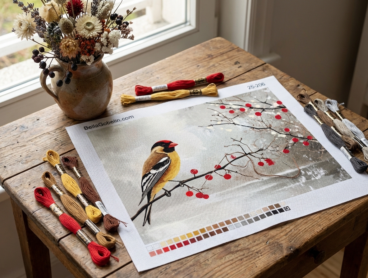 Zweige in einem Weißdornstrauch