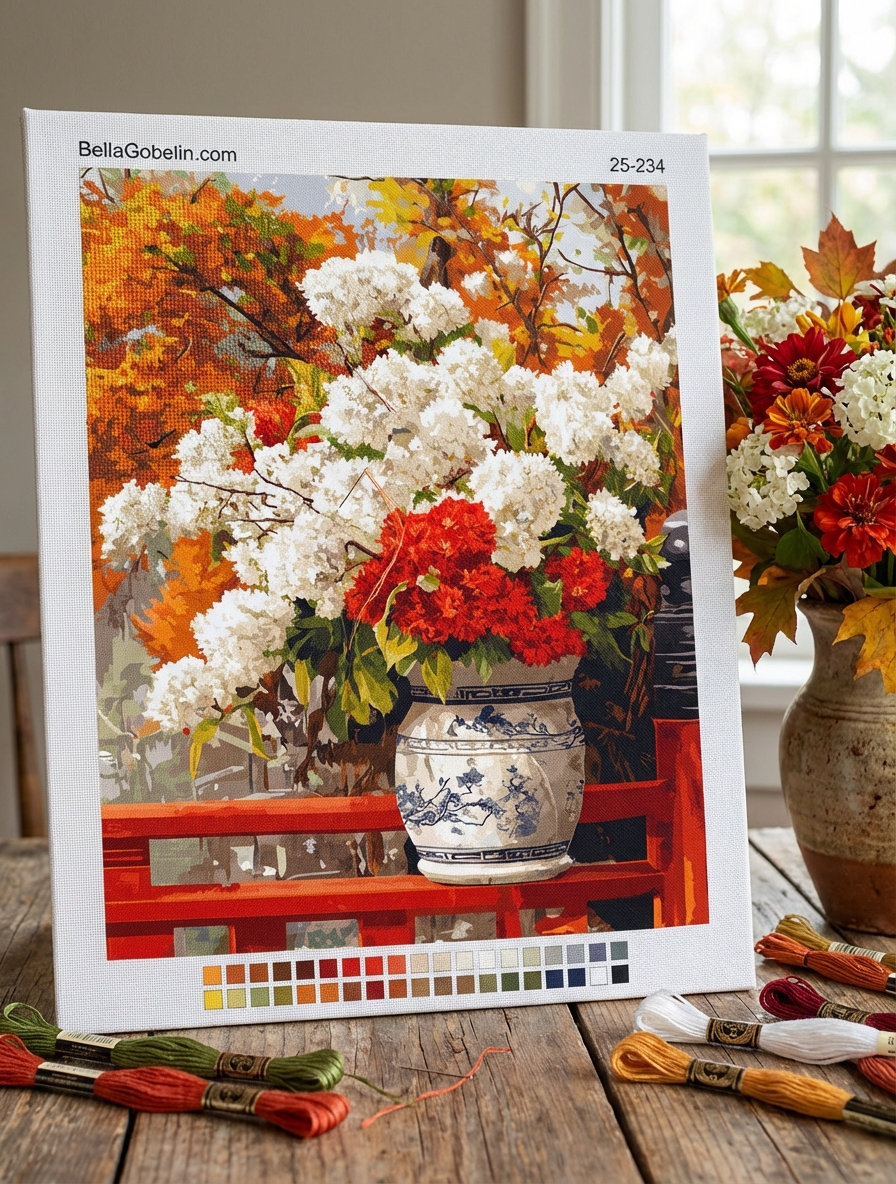 Ein aus dem Garten gepflückter Blumenstrauß