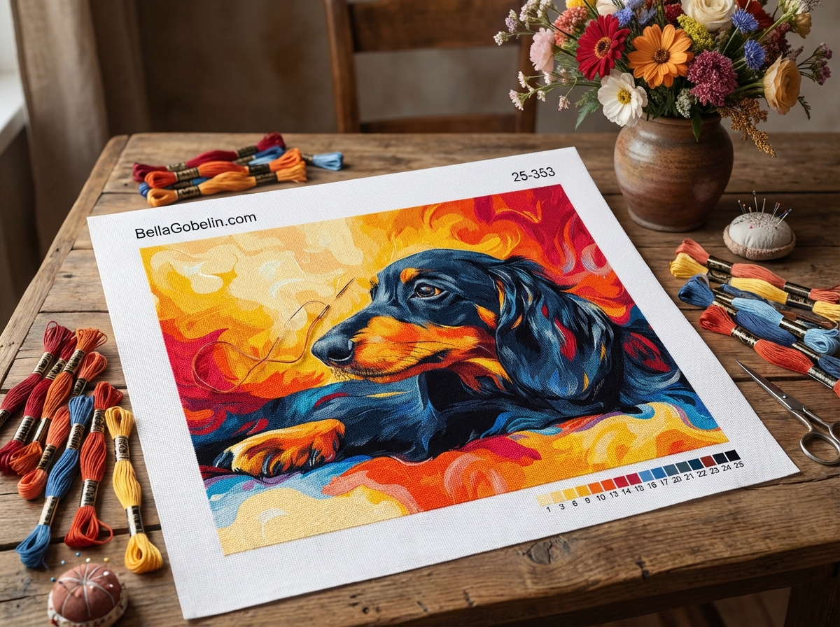 Dackel Porträt, Dackel Hund