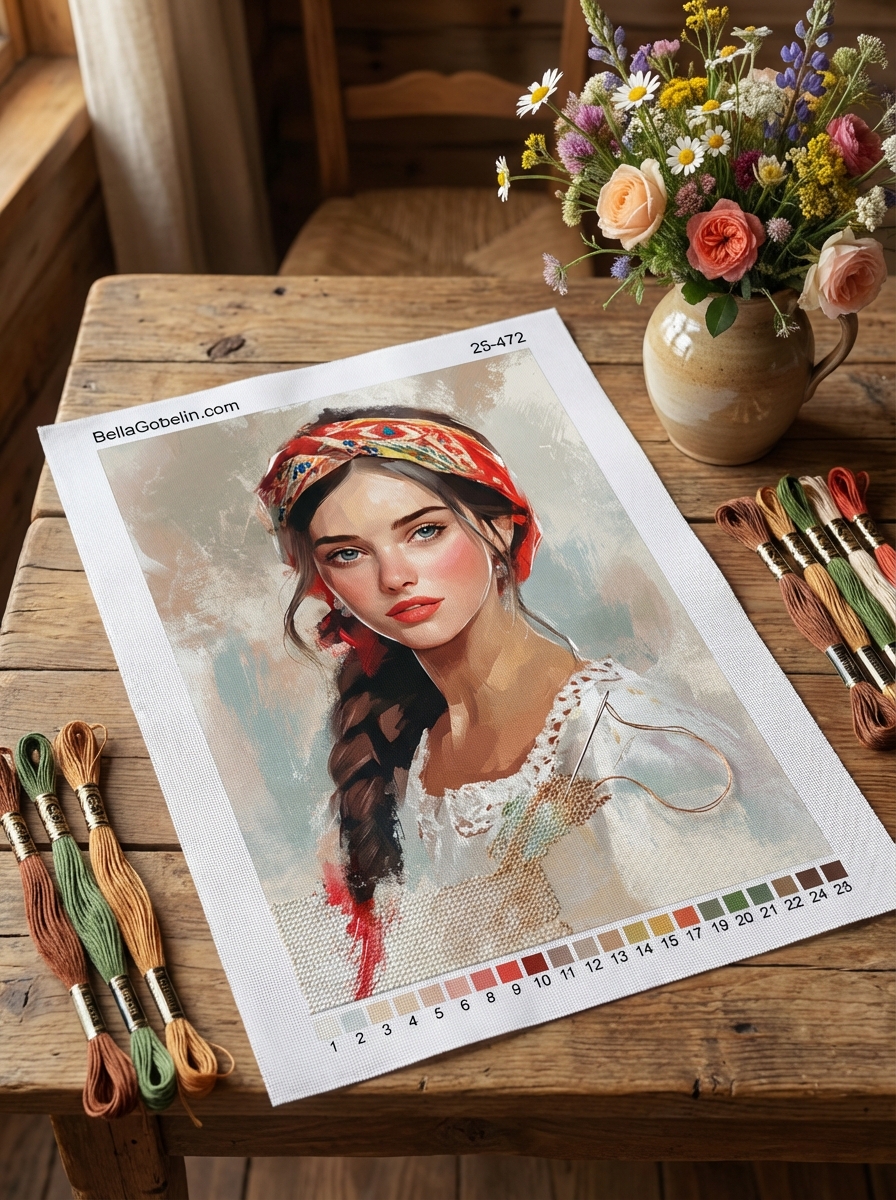 Russisches Damenporträt