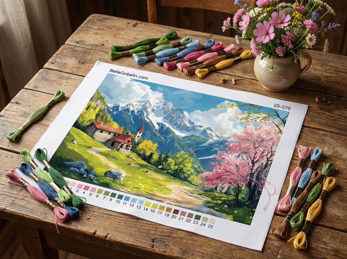 Frühling in den Französischen Alpen