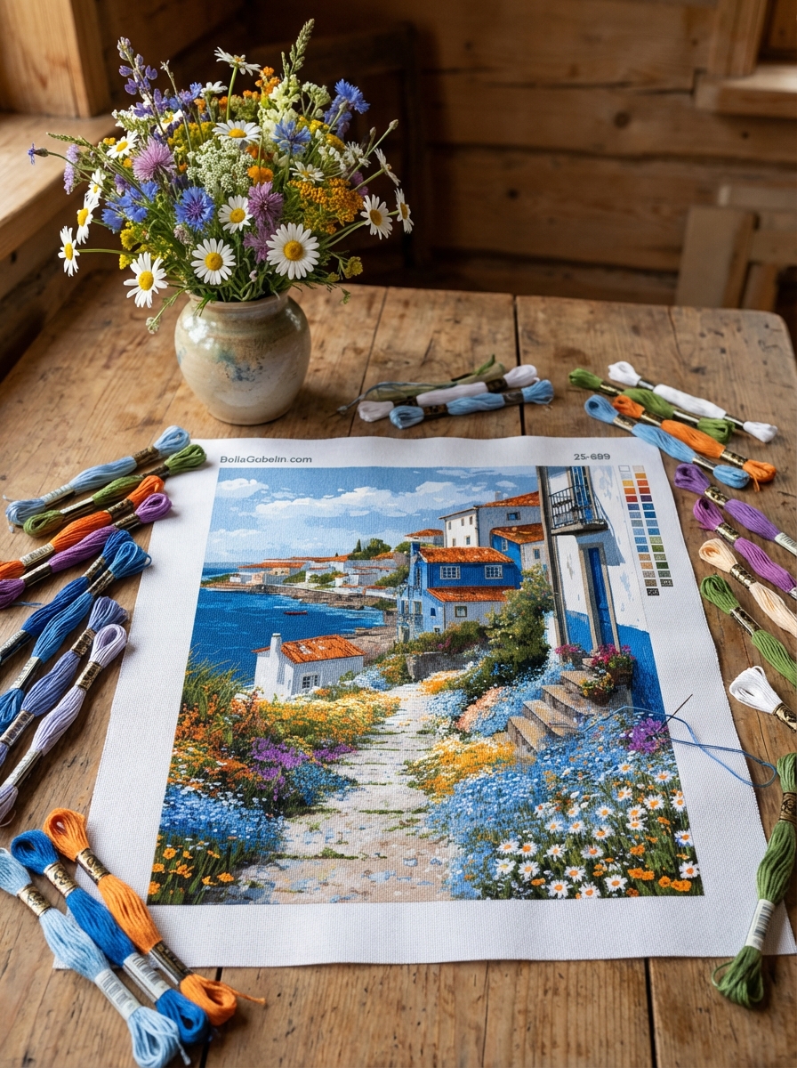 Hollandisches Küstenstädtchen