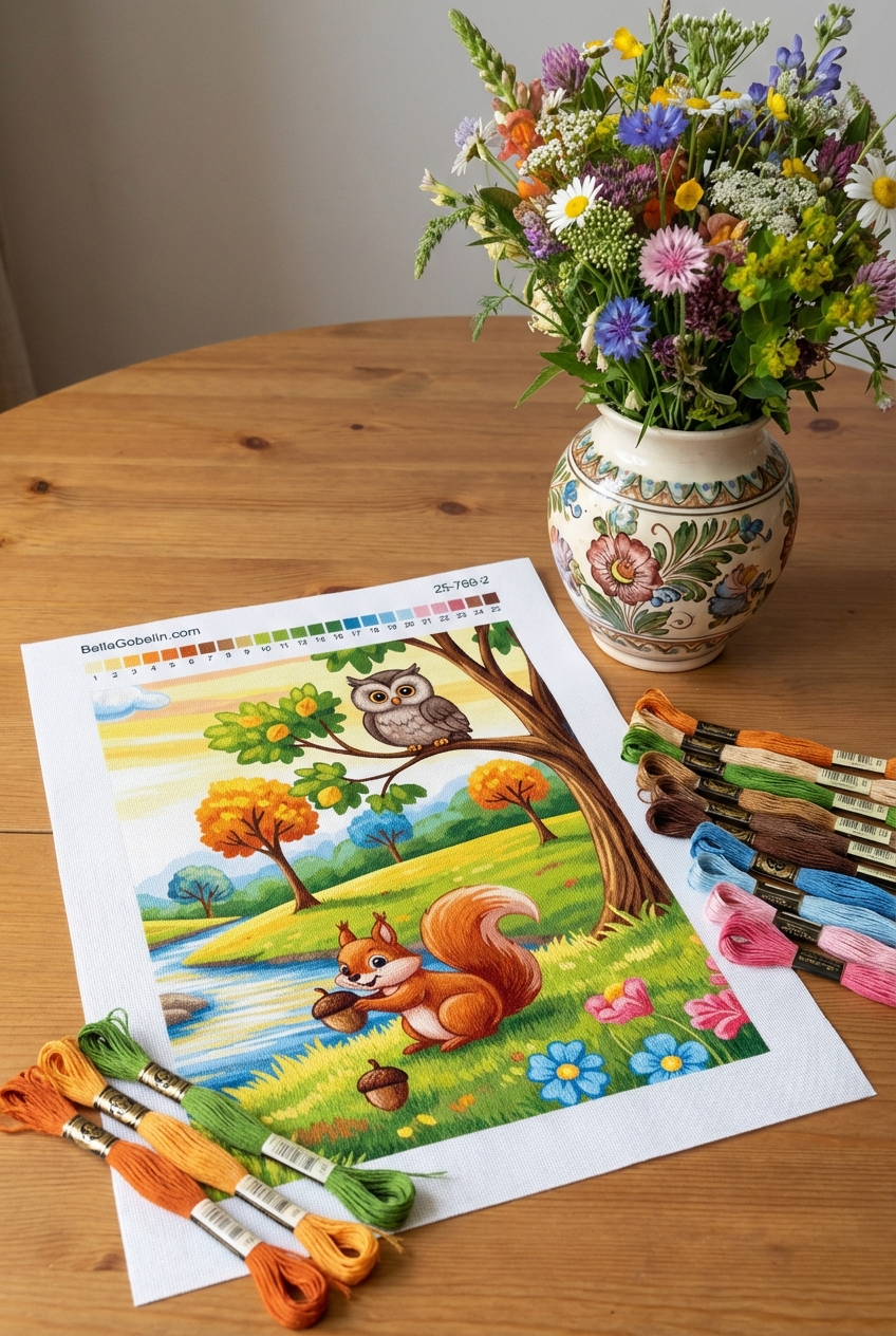 Der Eichhörnchen und die Eule