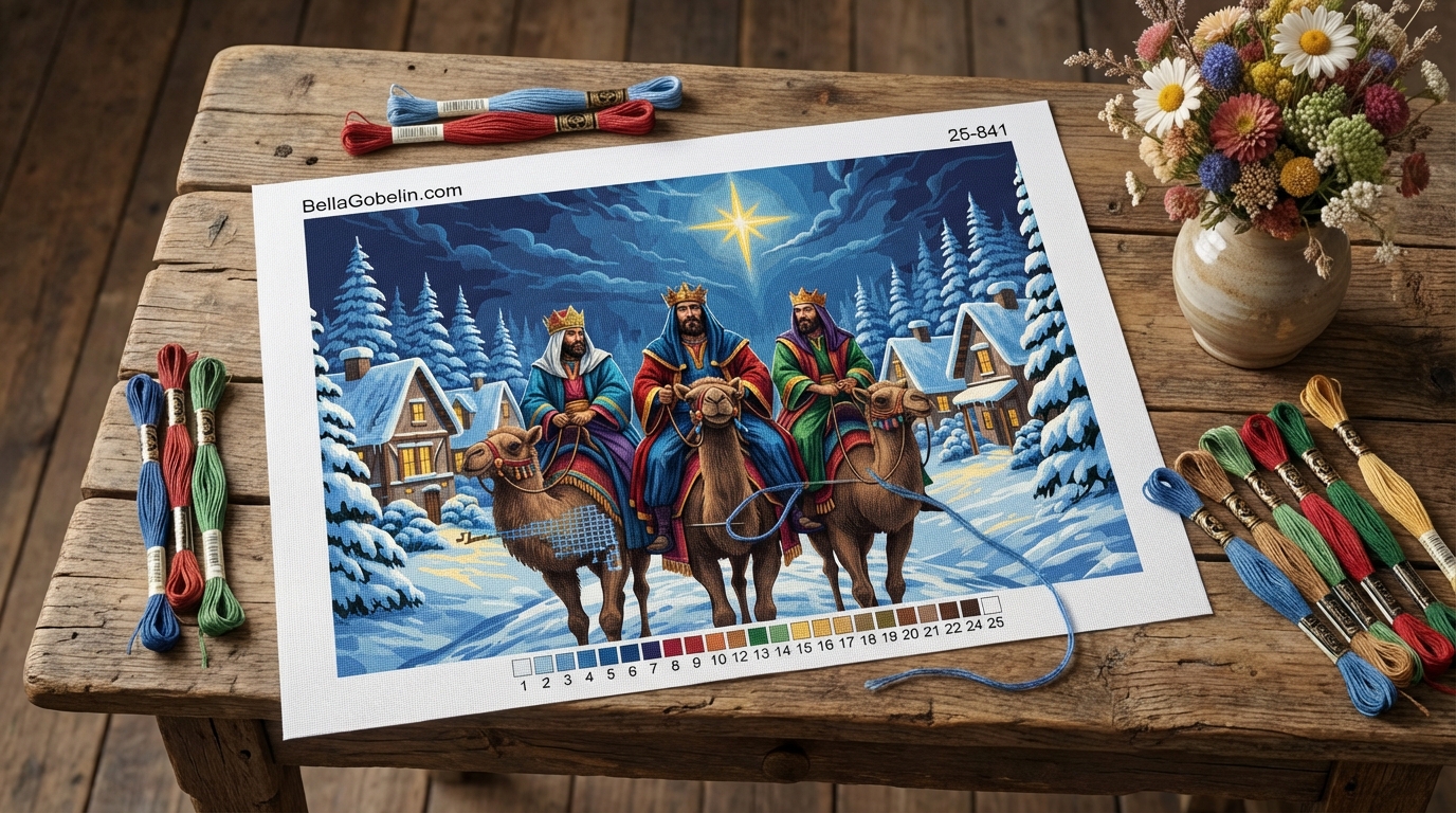 Moderne Version der drei Heiligen Könige