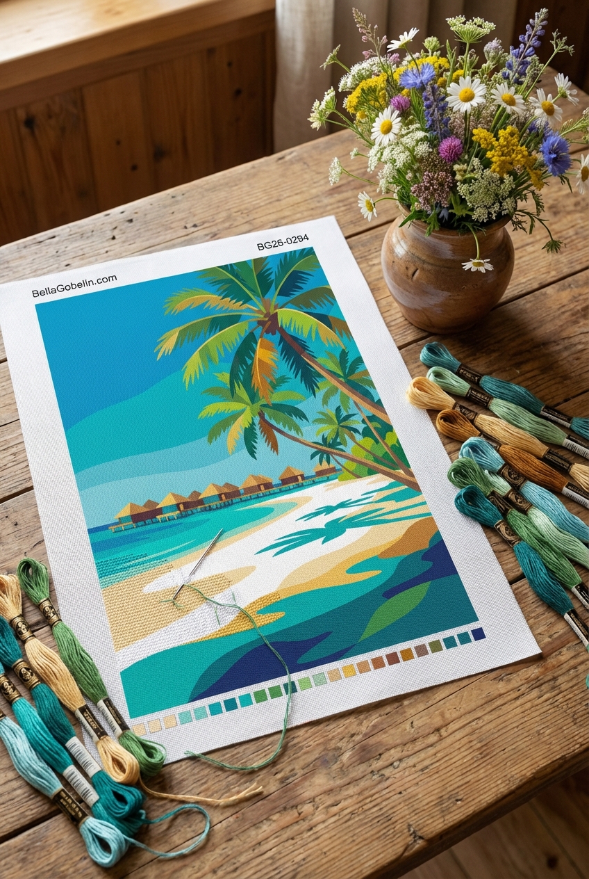Tropische Strandlandschaft