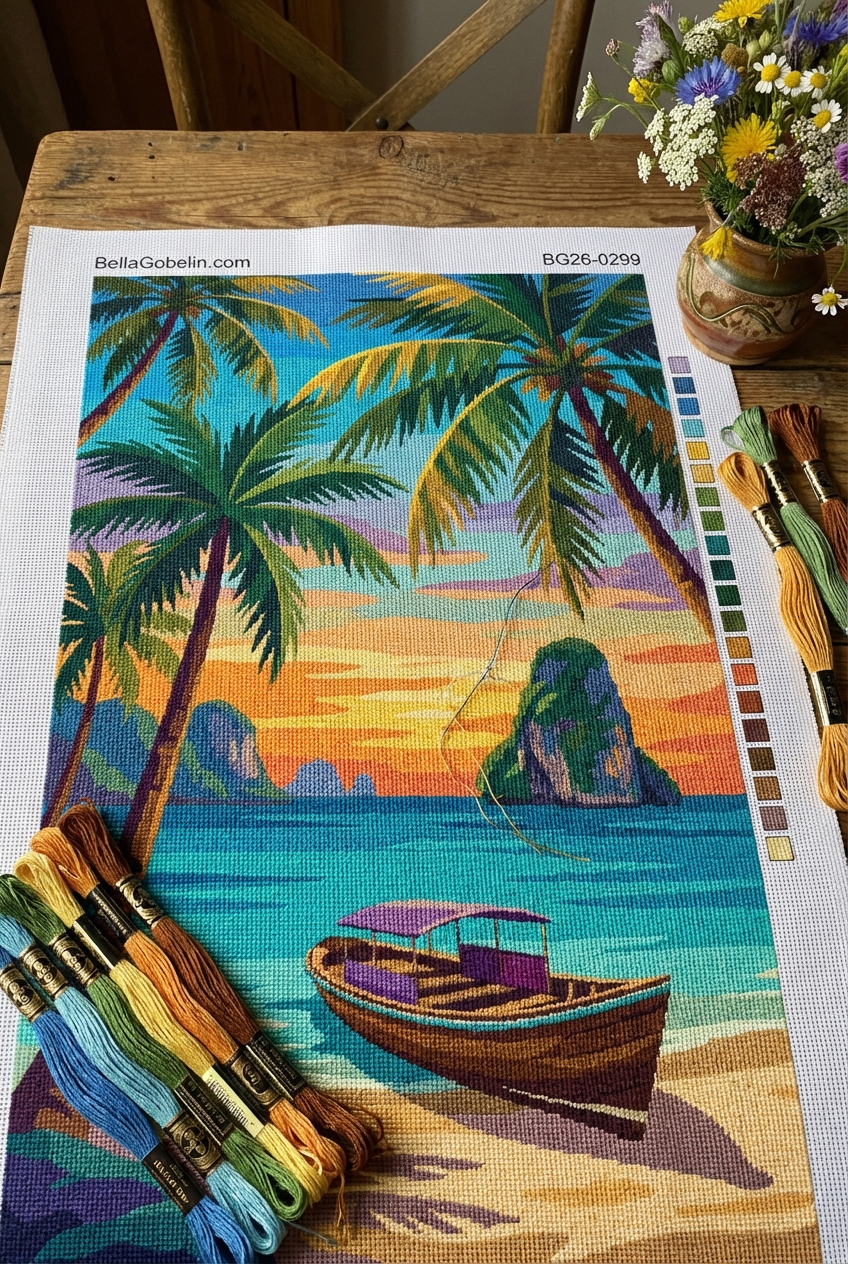 Tropische Strandlandschaft