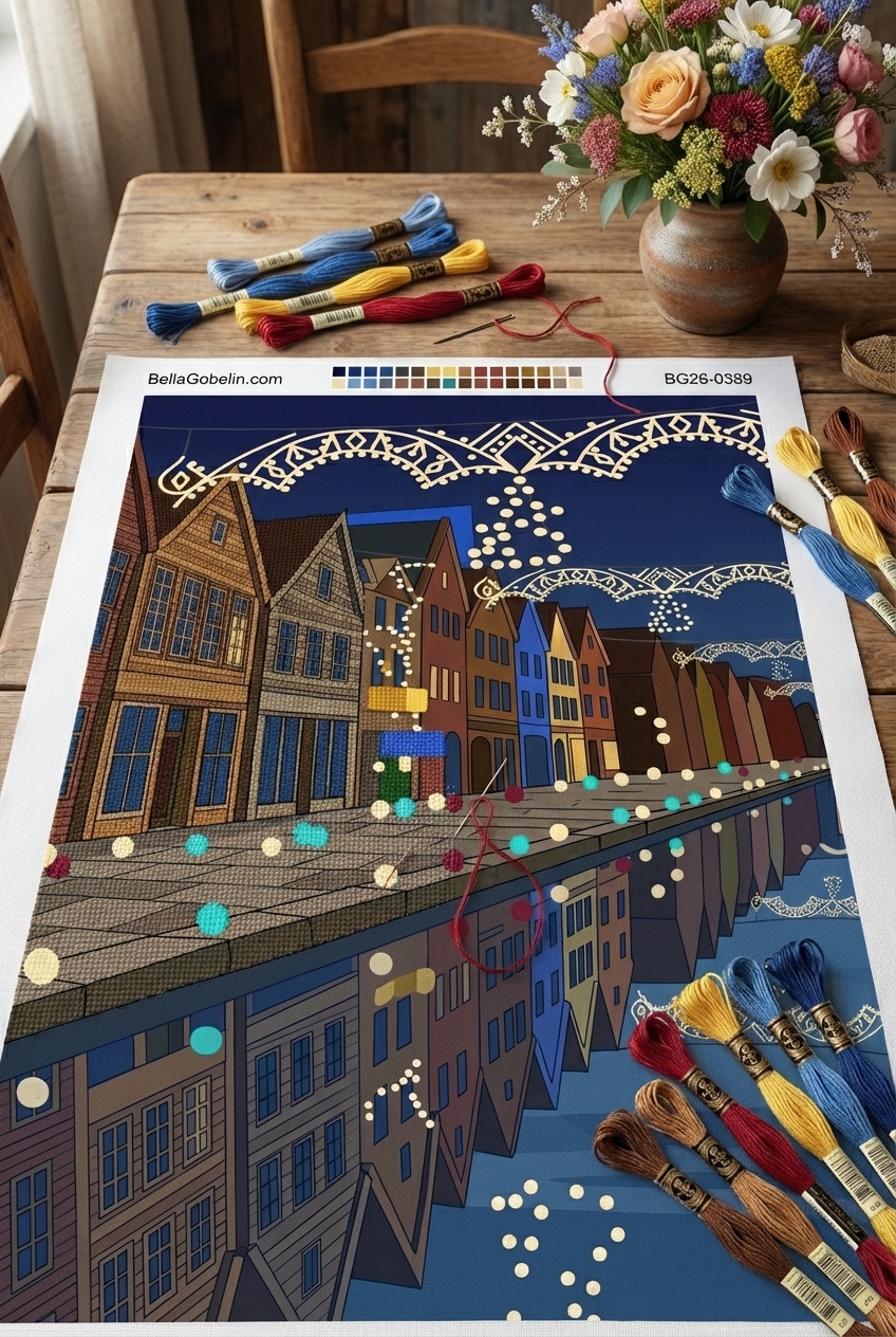 Nächtliche Stadtlichter