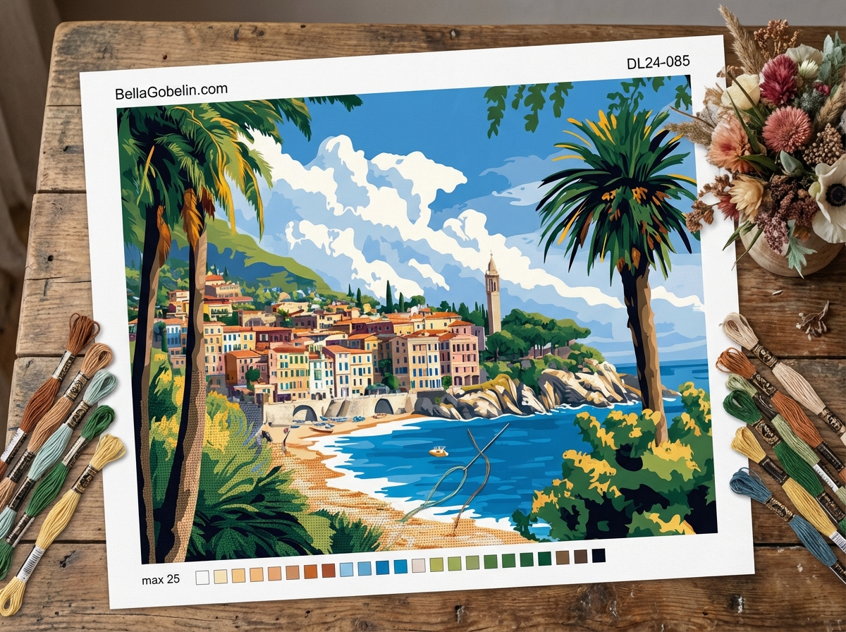 Italienische Küstenstadt