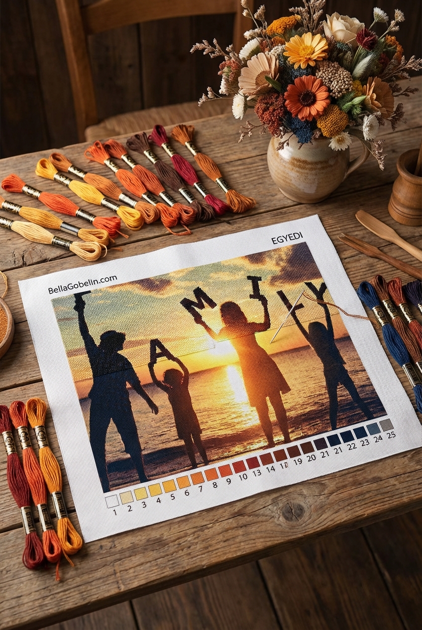 Eindruck von Gobelin nach Foto.