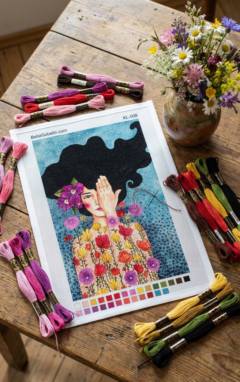 Bild im Stil von Klimt