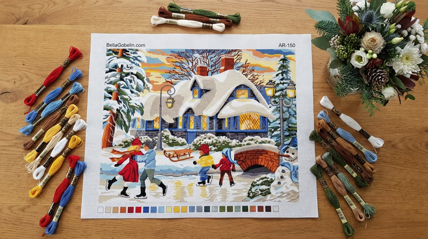 Winterstimmung im Dorf