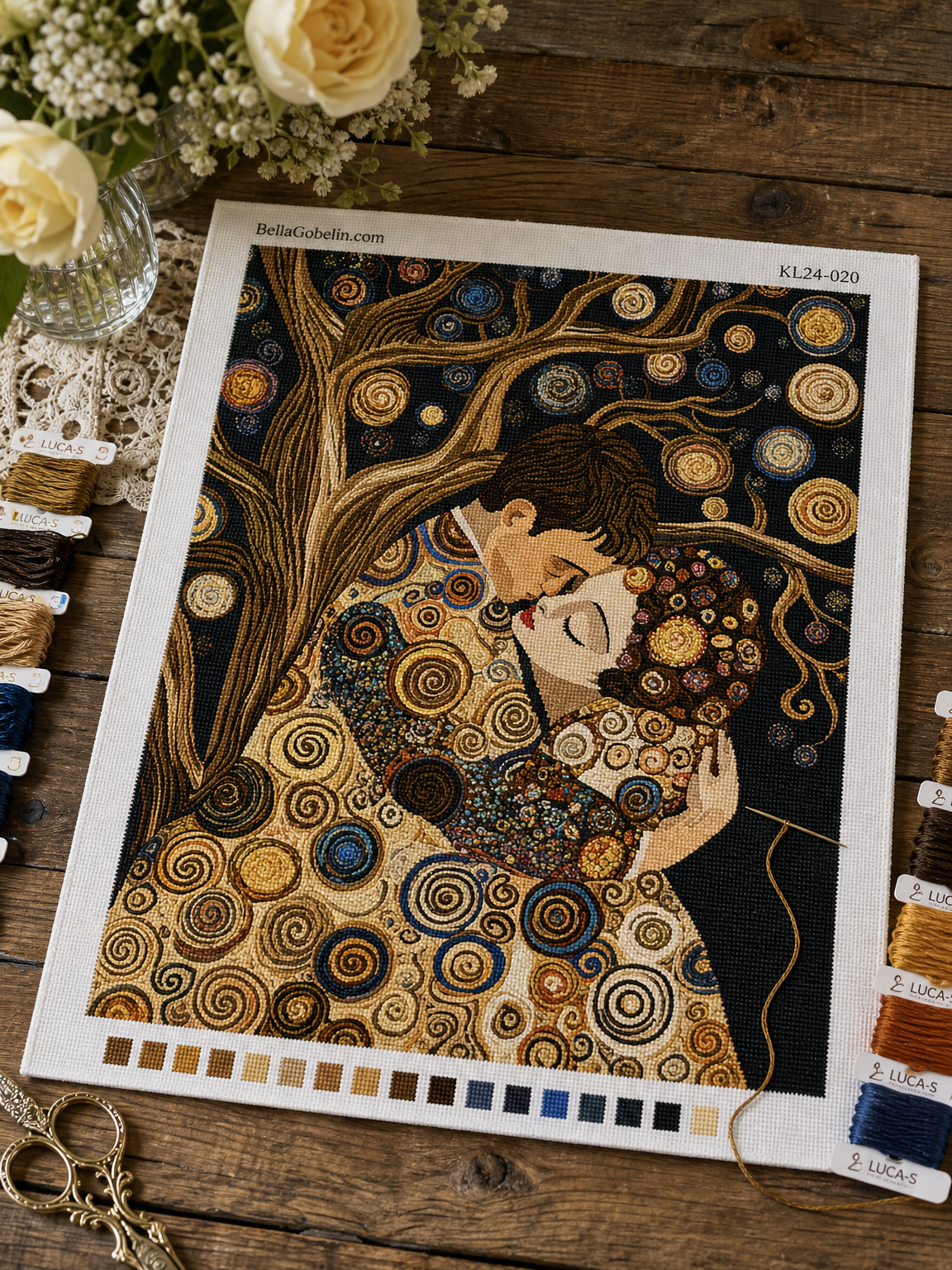 Klimt-Stil: Kiss-Variationen – KL24-020