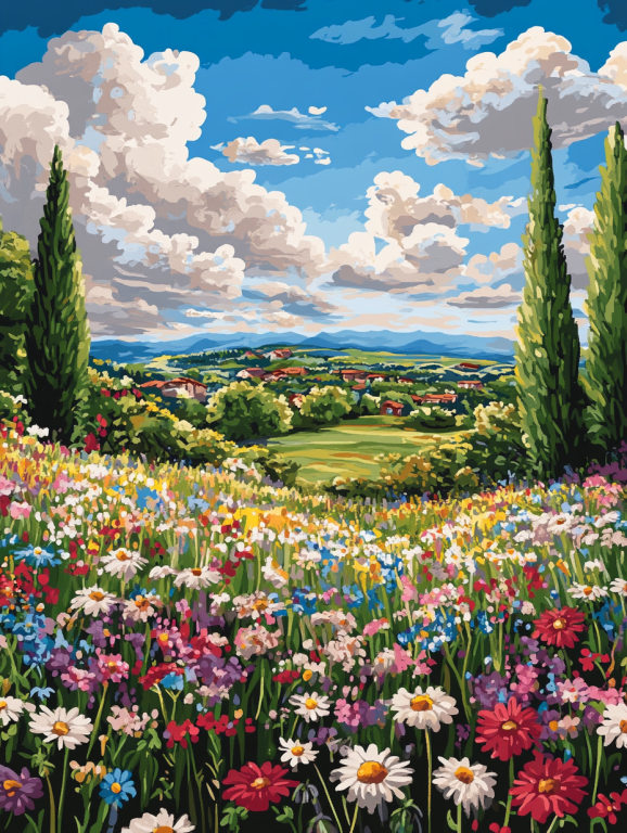 <div class='list-title'>Bunte Blumen auf der Wiese</div><div class='list-plustitle'>Gobelin Stickbild - Stickpackung</div>