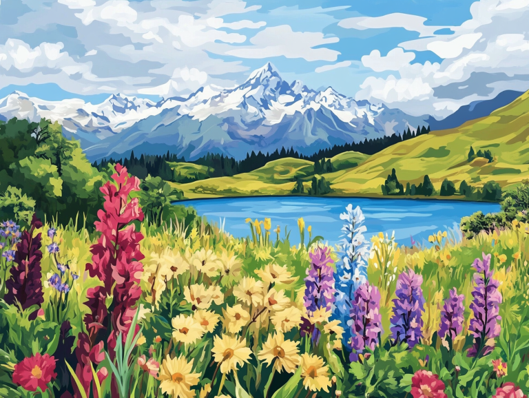 Frühling in Neuseeland