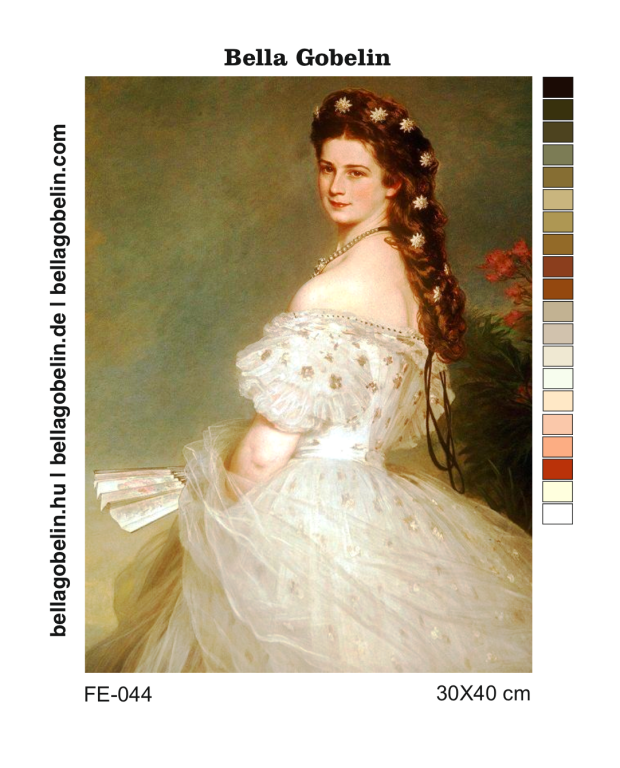 <div class='list-title'>Sissi Gemälde</div><div class='list-plustitle'>Gobelin Stickbild - Stickpackung</div>
