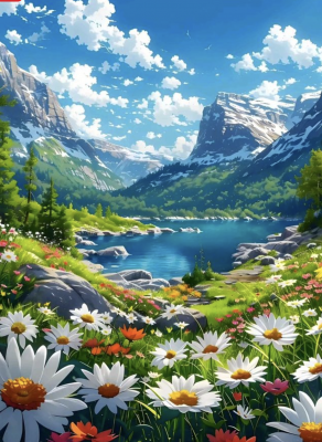 Himmlische Landschaft