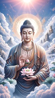 Buddha mit Lotus