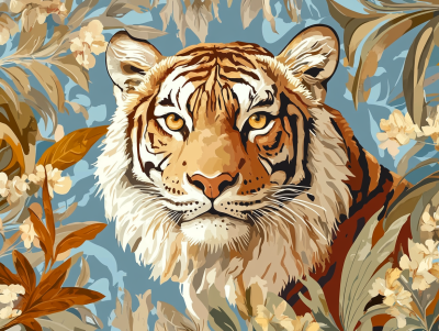 Die Gewinnerin des Tiger-Schönheitswettbewerbs