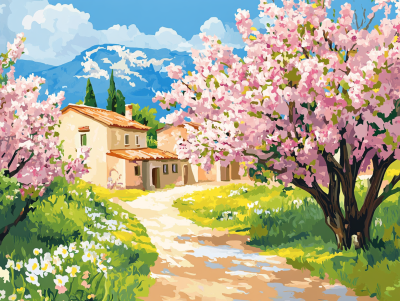 Blütezeit in der Toskana