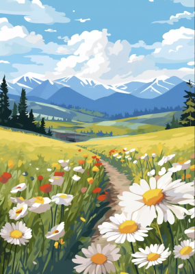 Frühlingsblumenwiese