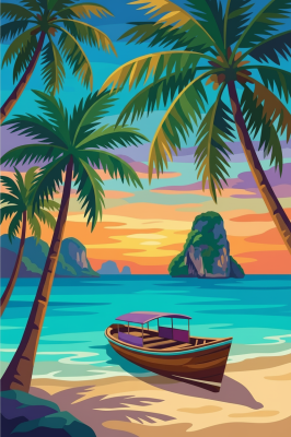 Tropische Strandlandschaft