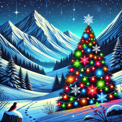 Der kleine Vogel und der Weihnachtsbaum