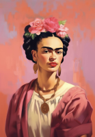 Frida Kahlo modernes Porträt