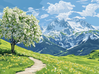 Frühling in der Schweiz