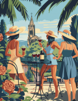 Cocktailparty im Garten