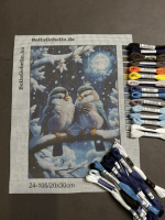 Kleine Vögel in Weihnachtsstimmung